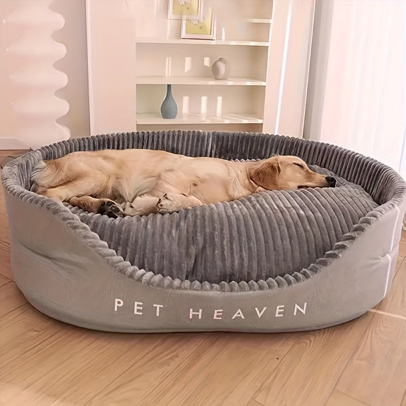 Ribbed Bolster Pet Bed System with M-XXL Beds and Separately Labeled Replacement Mat or Cushion — image 11