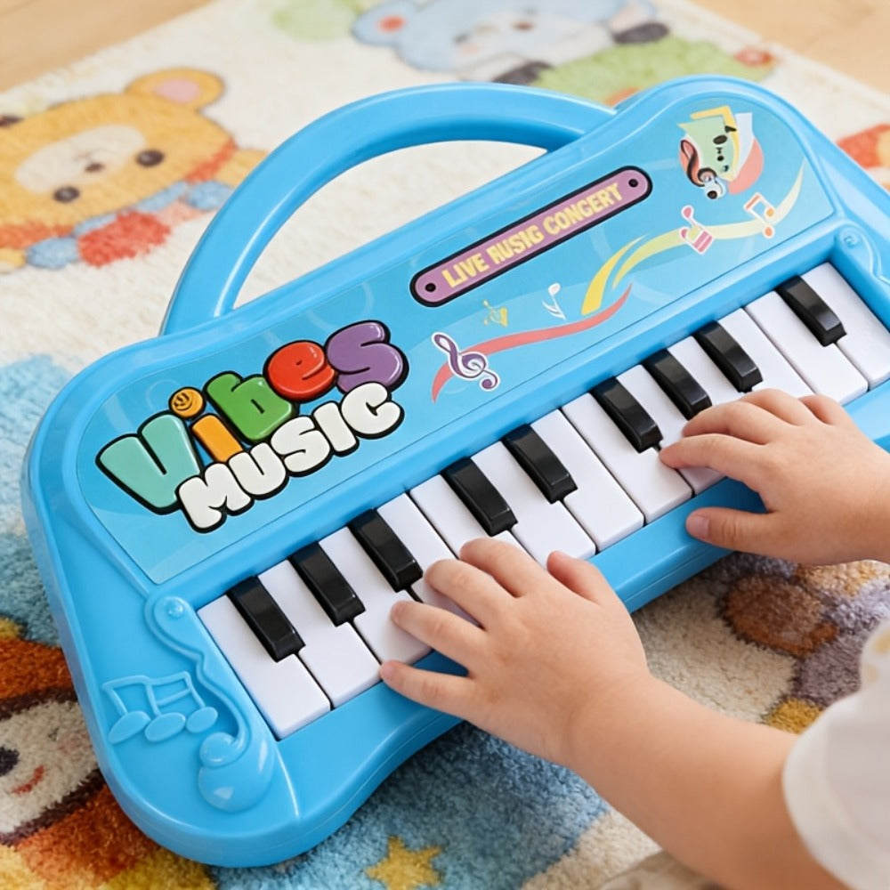 Kids Mini Piano Keyboard 13 Keys, Portable Electronic Music Toy for Toddlers with the Listed Color, Size or Set Options for E