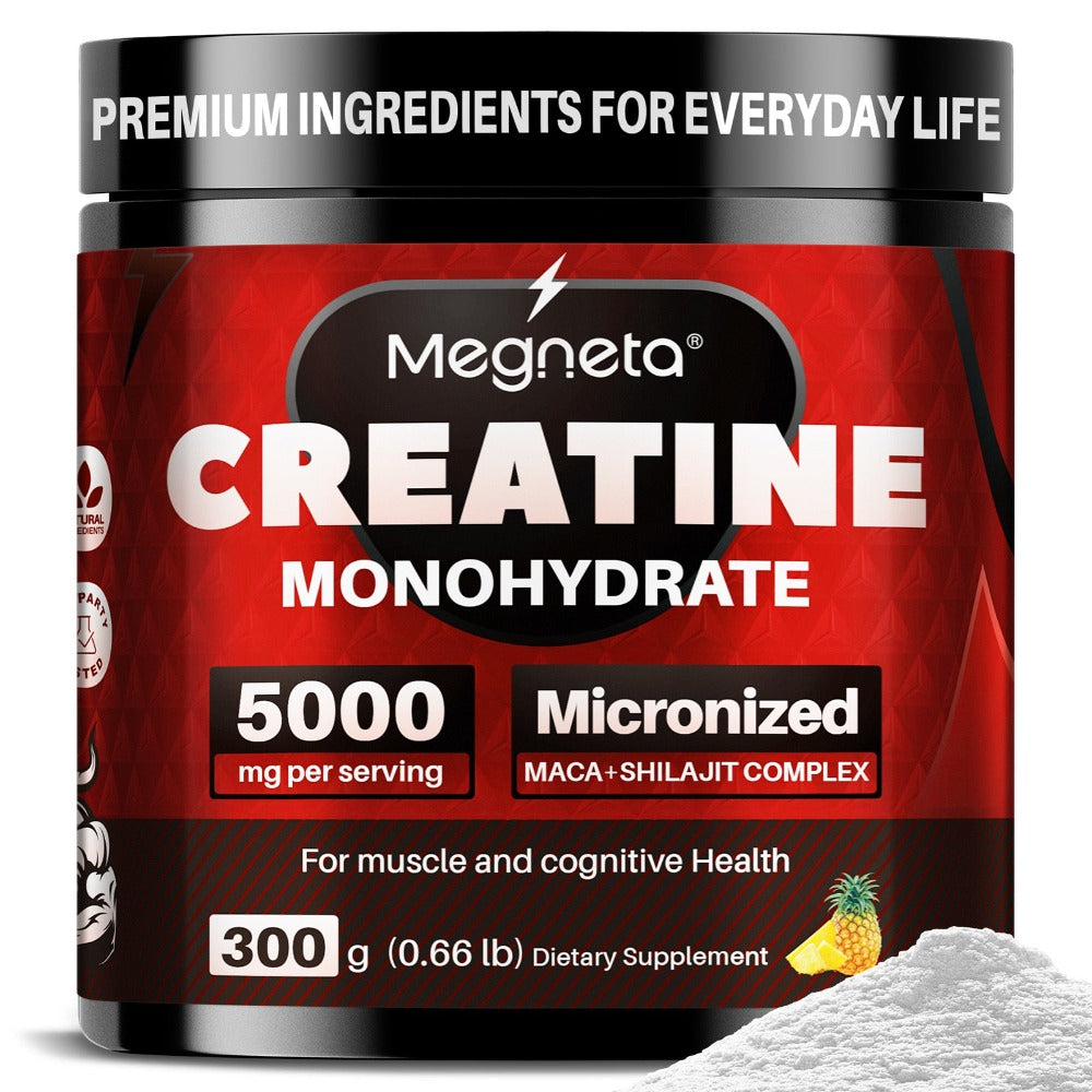 Micronized Creatine Monohydrate Powder 300g, 5000mg Per Serving, 60 Servings, Strength, Power & Focus Formula — image 14