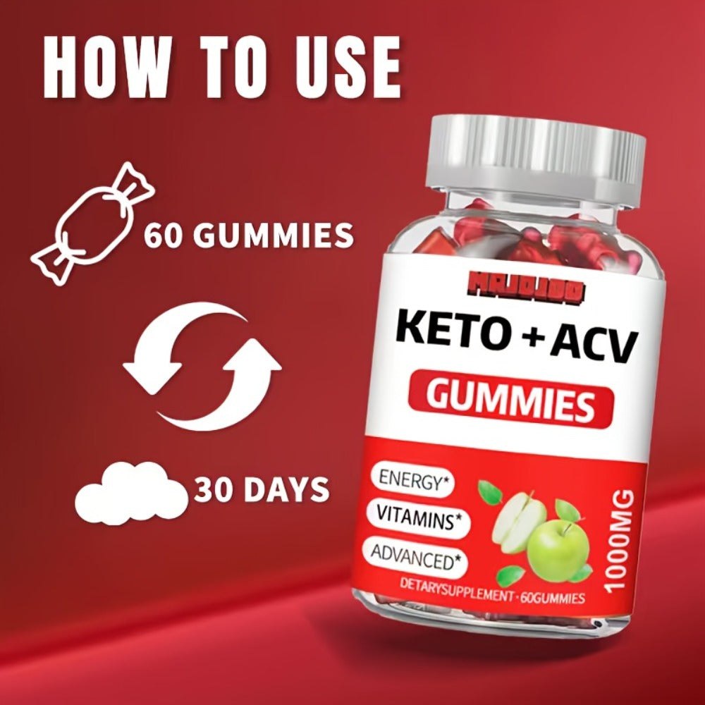 Apple Cider Vinegar Gummies with Pomegranate, Beet Juice & B12, Vegan Keto ACV Gummies for Weight Management — image 8