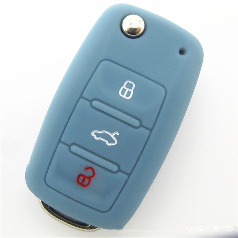 Silicone car key case