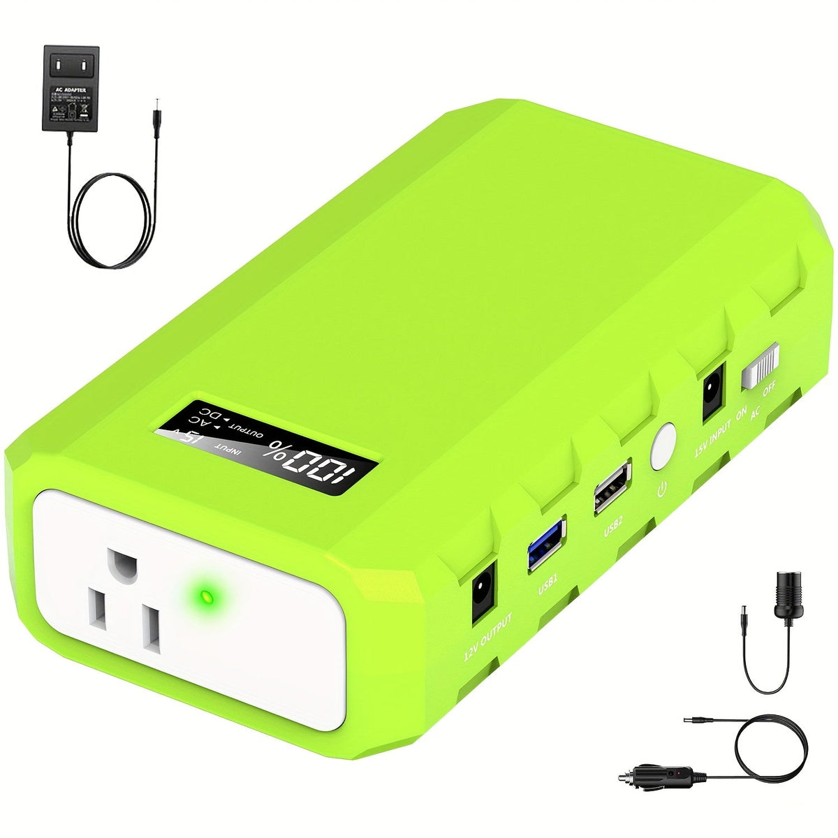 Portable Power Station 88.8Wh 65W Compact Unit with AC Outlet, QC3.0 USB, DC and Carry Handle — image 1