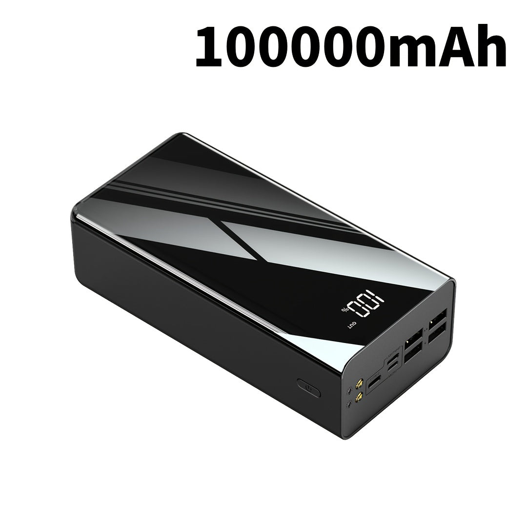 Power Bank 100000mAh 22.5W Super Fast Charging Two-Way USB-C Digital Display Large Capacity Portable Charger for Travel Campi