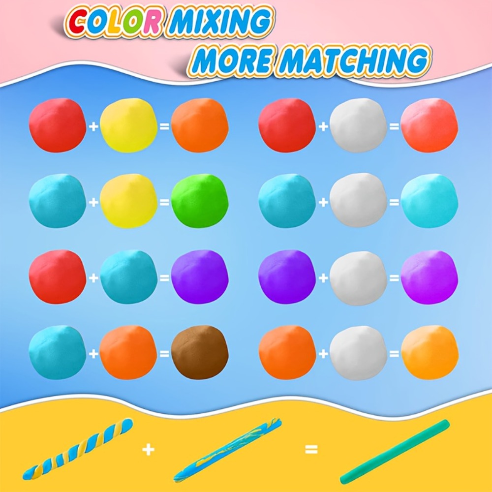 Air Dry Clay Set for Kids 120/150 Pieces, 36 Metallic Colors Ultra Light with the Listed Color, Size or Set Options for Every