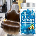 Hair Oil Capsules 40pcs – Keratin Hair Vitamin Essence with Moroccan Argan Oil, Avocado Oil & Jojoba Oil | No-Rinse Deep Nour