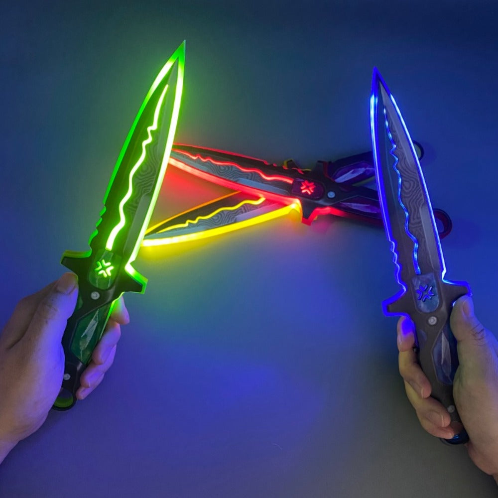 LED Light-Up Katana Toy Sword, Anime Cosplay Prop for Kids & Teens, Glowing Samurai Ninja Sword, Halloween Party Photo Prop —
