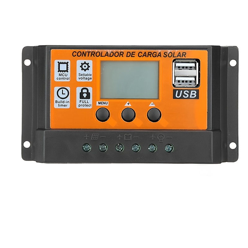 Solar Panel Kit Monocrystalline High Efficiency with 100A Charge Controller Extension Cable Battery Clip Complete Off-Grid Sy