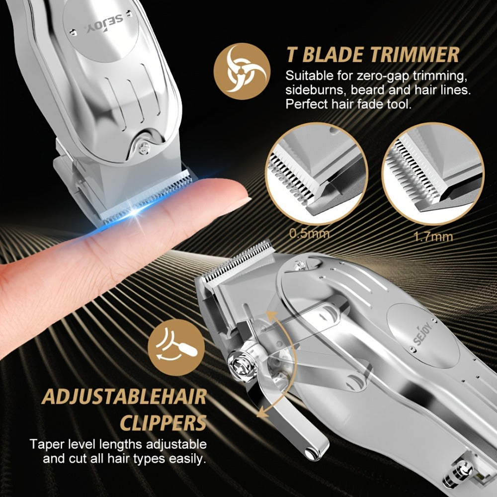 Hair Clipper Seacol Cordless Clipper Configurations with LED Displays, USB Charging and Guide Comb Accessories — image 7