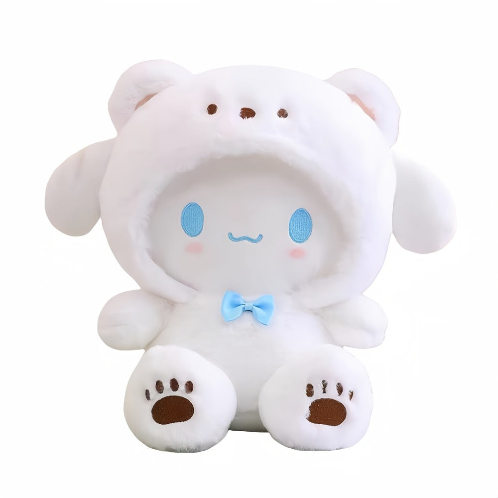 Plush Toy Big-Eared Puppy Character Doll in White, Blue Jade or Pudding Color Styles for Collecting — image 4