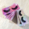 DD Curl False Eyelashes Multipack with 20 Pairs across Five Mixed Styles in Glitter-Top Round Cases — image 1