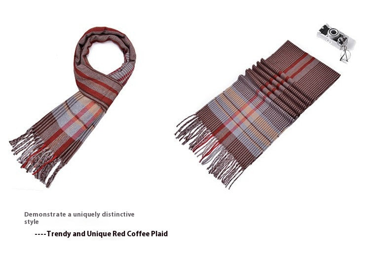 Winter Korean Style Student Versatile Trendy Young Men's Scarf