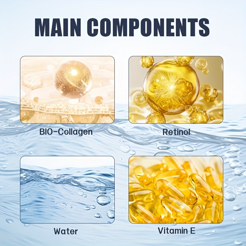Neck Mask Patch 5pcs & Lifting, Bio Collagen, Bee Venom & 4-in-1 Retinol Gel Patch, Reduces Wrinkles & Sagging — image 12