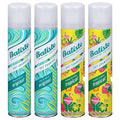 Batiste Dry Shampoo Spray Variety 4 Pack Original & Tropical 200ml Each, Instant Volume & Oil Absorption for All Hair Types —