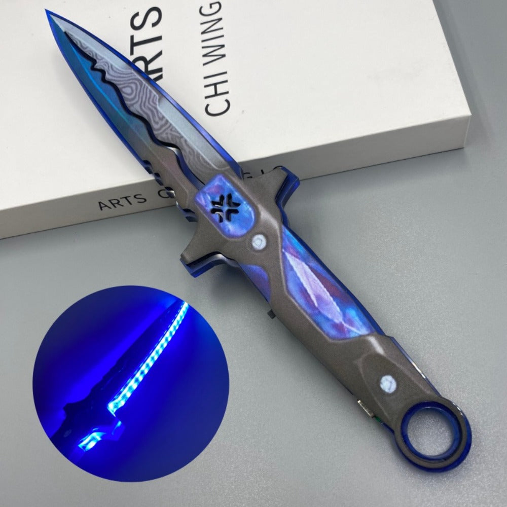 LED Light-Up Katana Toy Sword, Anime Cosplay Prop for Kids & Teens, Glowing Samurai Ninja Sword, Halloween Party Photo Prop —