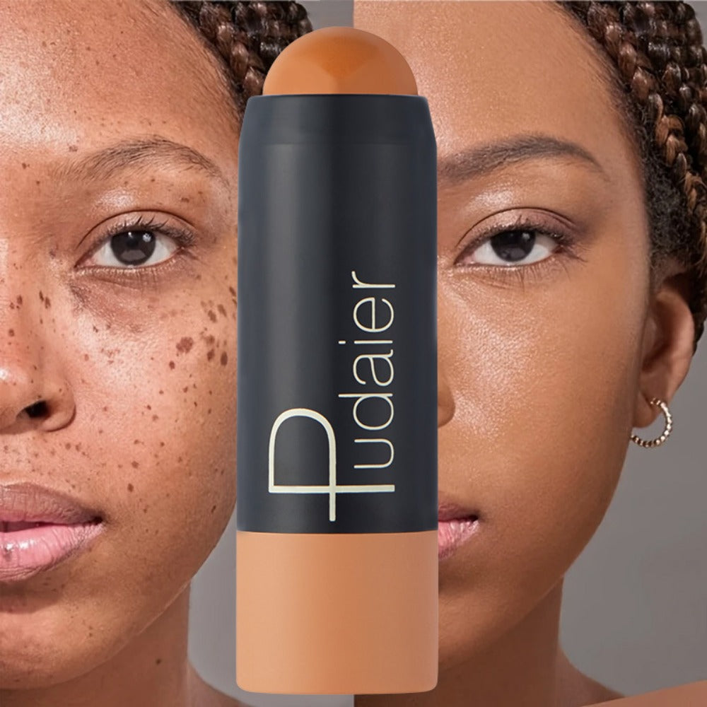 Waterproof Foundation & Concealer Stick Set 2pcs Full Coverage – Long-Lasting Sweat-Proof Buildable Formula — image 1