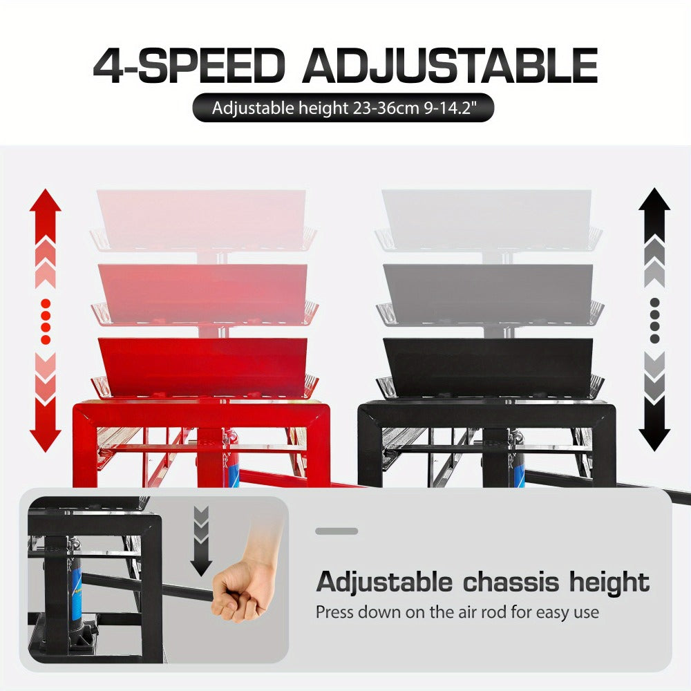 Hydraulic Car Ramps 2-Pack 11050 LBS 5T – Heavy Duty Iron Vehicle Lift Ramp 9"-14.2" for Oil Changes, Jack Support & Auto Mai