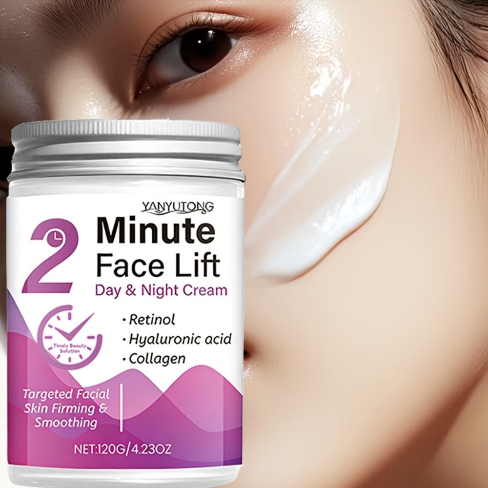 Face Cream Peptide Collagen 120g Formula with Hyaluronic Acid and Lightweight Day or Night Texture — image 2