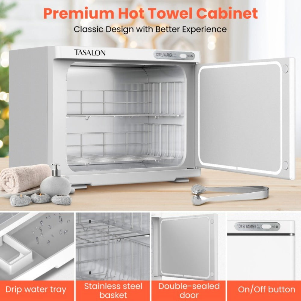 Hot Towel Warmer Cabinet 23L Holds 72 Towels Heats to 158-176°F in 10-15 Min, Professional Salon & Spa — image 12