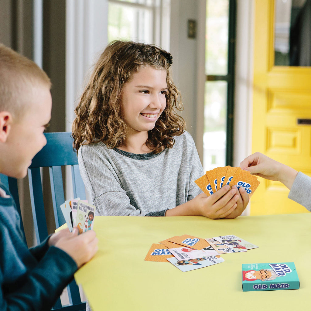 Kids Card Game Bundle with Go Fish and Old Maid Decks, Optional Memory Match Third Deck, Ages 4 Plus in English — image 2