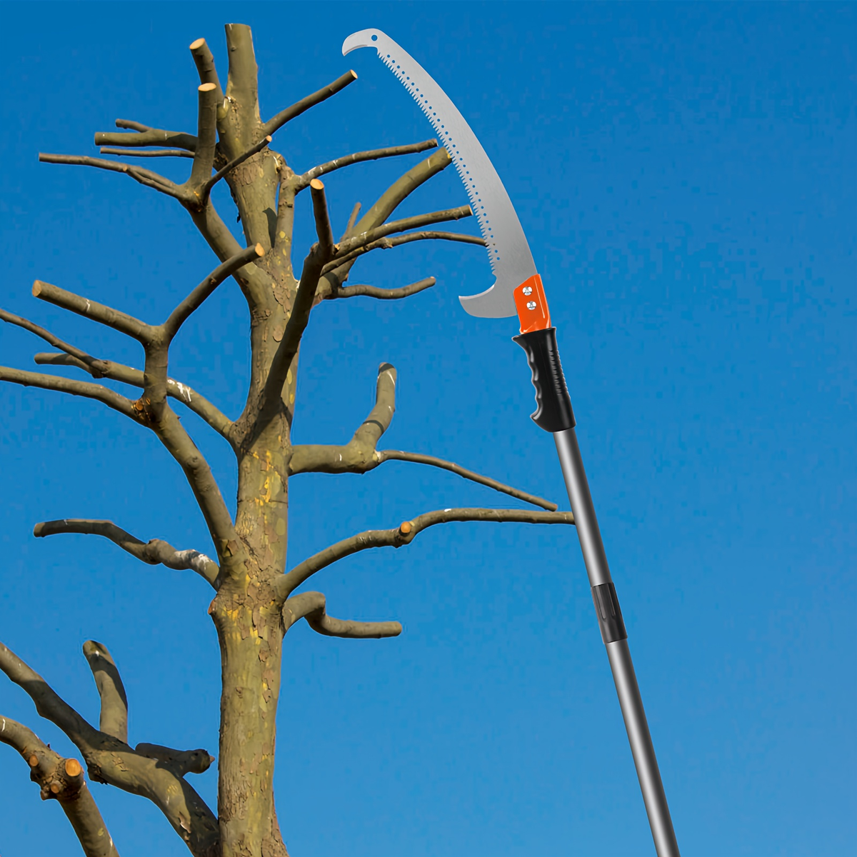 Tree Pruner Pole Saw 10ft, 14ft Extendable, Alloy Steel Blade, Manual High Reach Pruning Saw for Yard — image 6