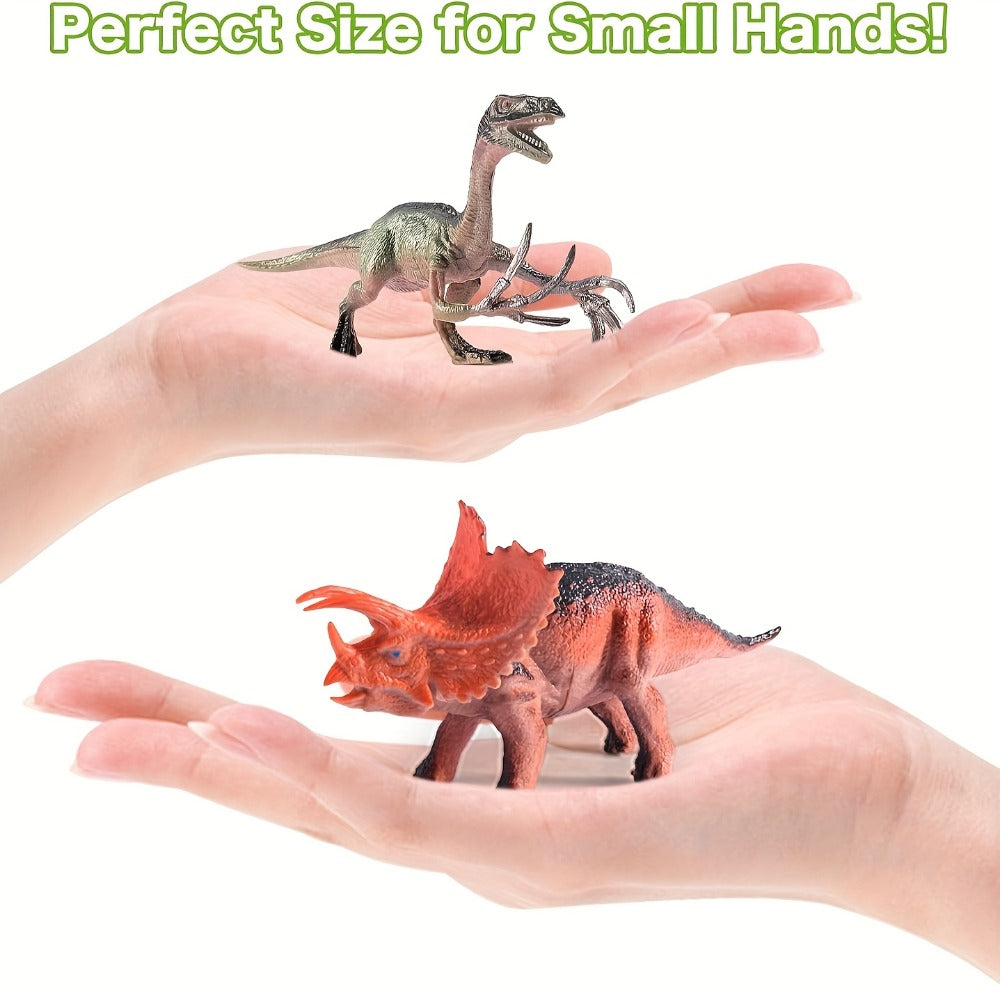 Dinosaur Toys for Boys 46pcs Realistic Jurassic Dinosaur Figures Set with Eggs, Trees & Fence — image 8