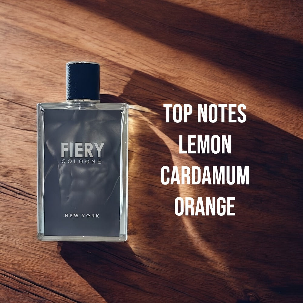 Eau de Parfum Fiery New York for Men in Dark Architectural Bottle with Citrus-Spice Source Profile — image 4