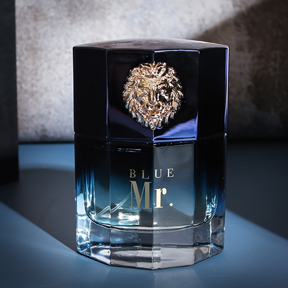 Men's Cologne Spray, Mr. Blue Lion Masculine EDT, Fresh Woody Scent for Sports Business Romance, Elegant Gift for Him — image