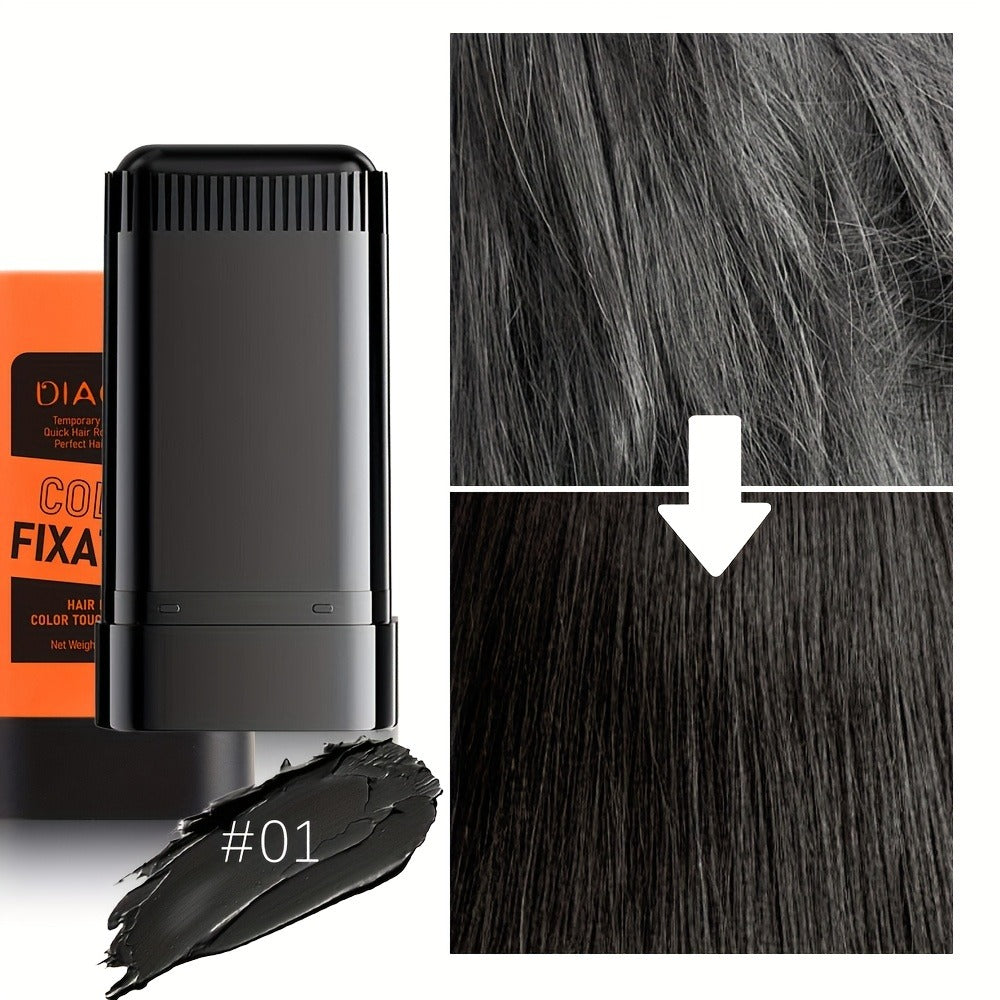 Portable Gray Root Cover Stick 2pcs, Disposable Hair Root Touch-Up with Plant-Based Squalane, Instant Gray Coverage — image 2