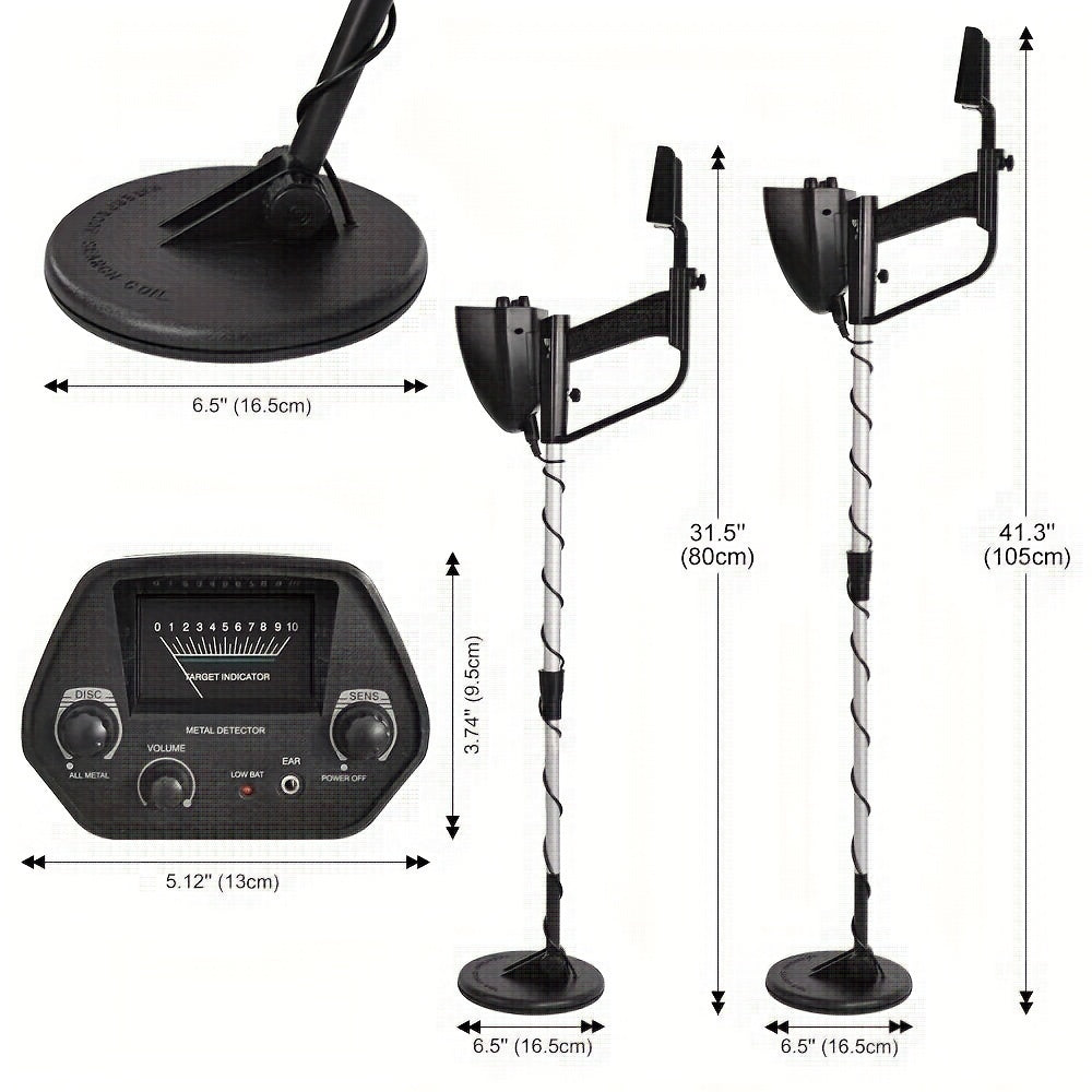 Metal Detector for Garden, Patio and Yard Use, with the Listed Configuration, for Everyday Use and Organized Storage — image 