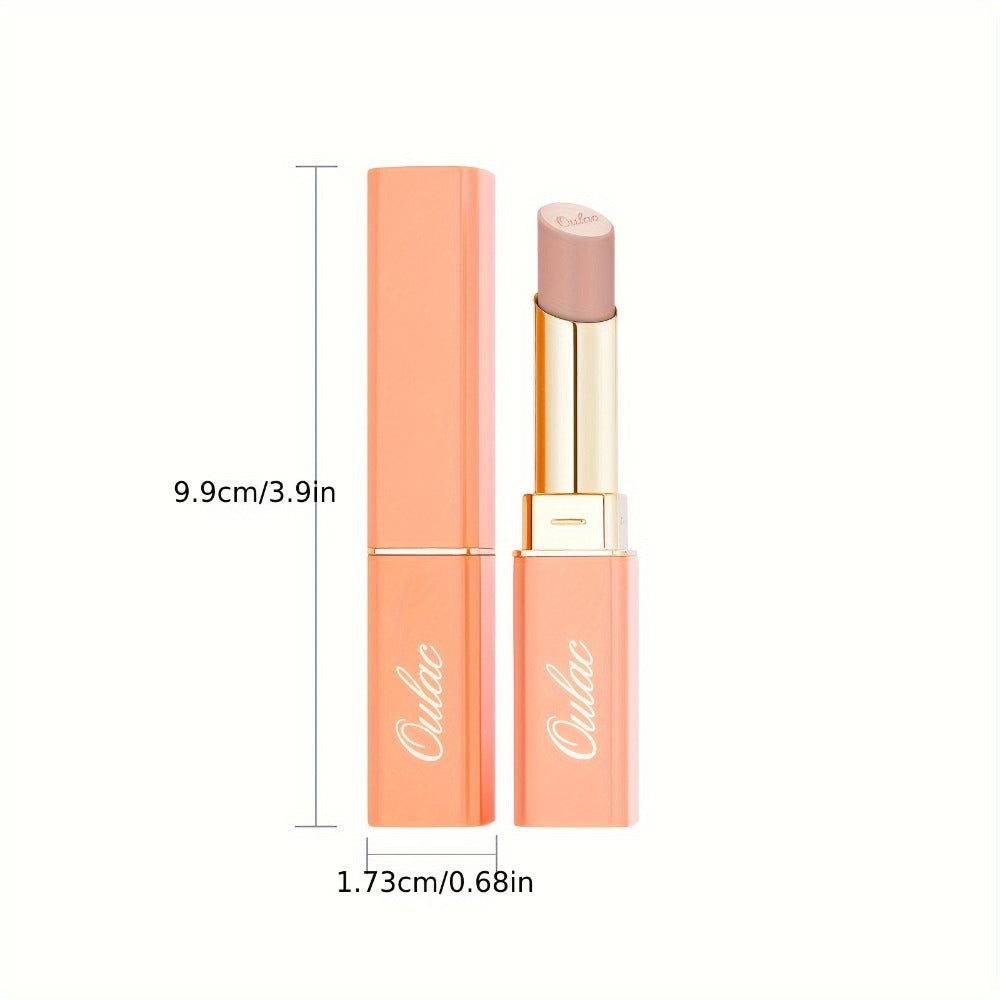 Oulac Nude Satin Lipstick Set 12g Each – Lightweight Moisturizing Full Coverage Cream-to-Satin Formula, Skin-Flattering Nude 