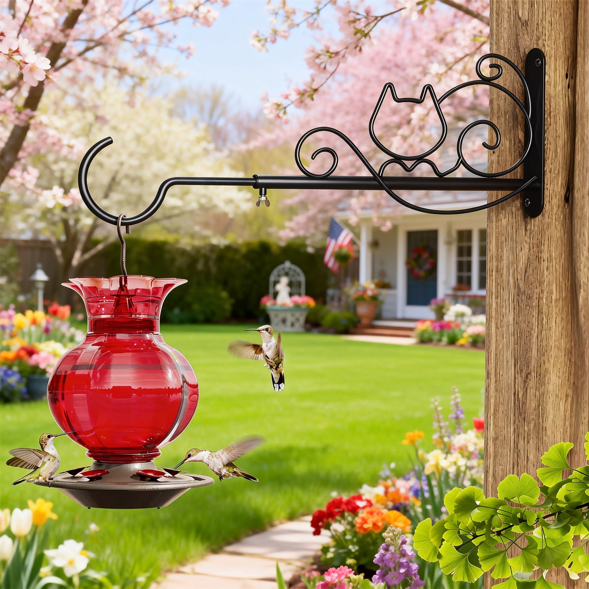 Hummingbird Feeder for Garden, Yard and Pest Management, with the Listed Configuration, for Everyday Use and Organized Storag