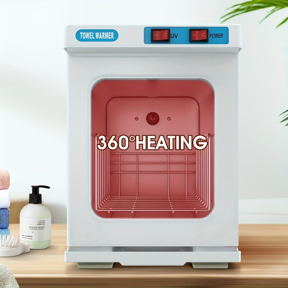 Hot Towel Warmer with Cabinet 1.32 Gal 2-in-1 Heating and UV for Salon — image 4