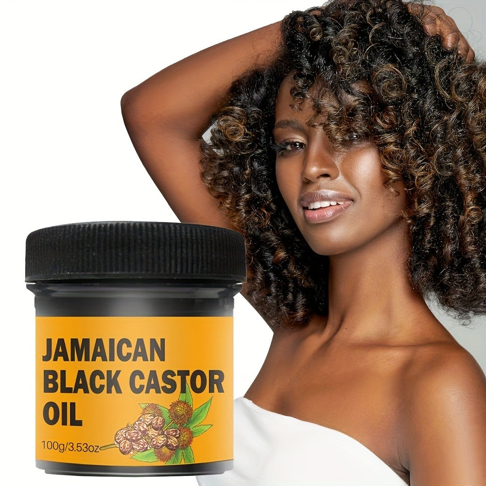Jamaican Black Castor Hair and Scalp Oil in a 100g Wide-Mouth Jar with 3.53 oz Net Weight Label — image 6