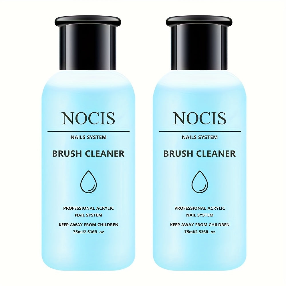 Acrylic Nail Brush Cleaner & Conditioner 2-Pack Wash Pen for Home and Salon Manicures, with the Listed Configuration — image 