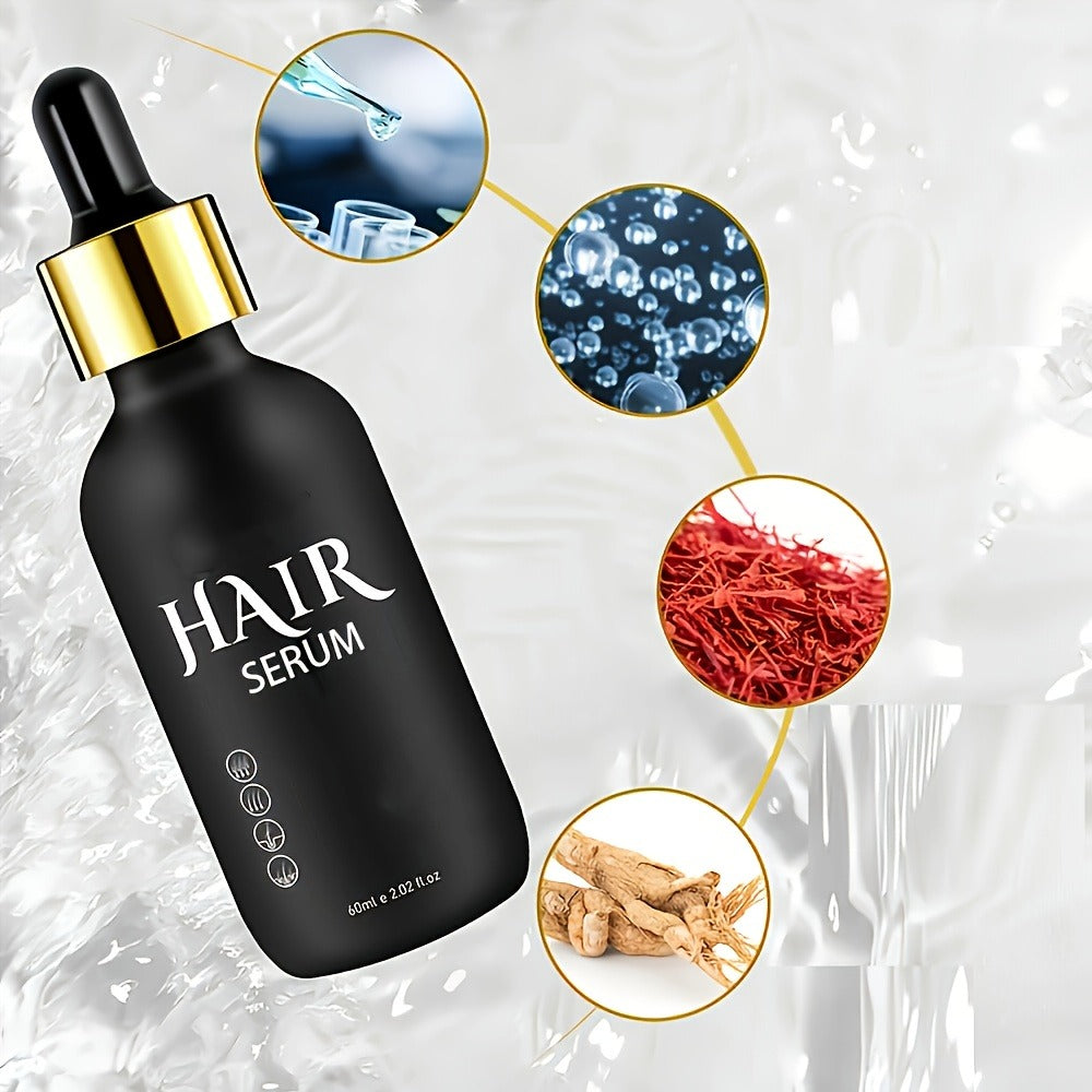 Hair Growth Serum Kit with Derma Roller, Anti Hair Loss Follicle Stimulating Scalp Treatment Essence — image 4