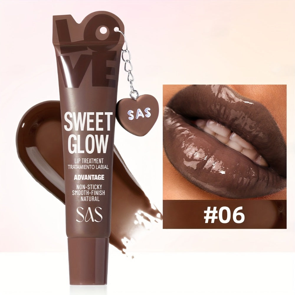 SAS Heart-Pendant Lip Gloss with 15ml Net Content, Squeeze-Tube Format and Six Numbered Shades — image 11