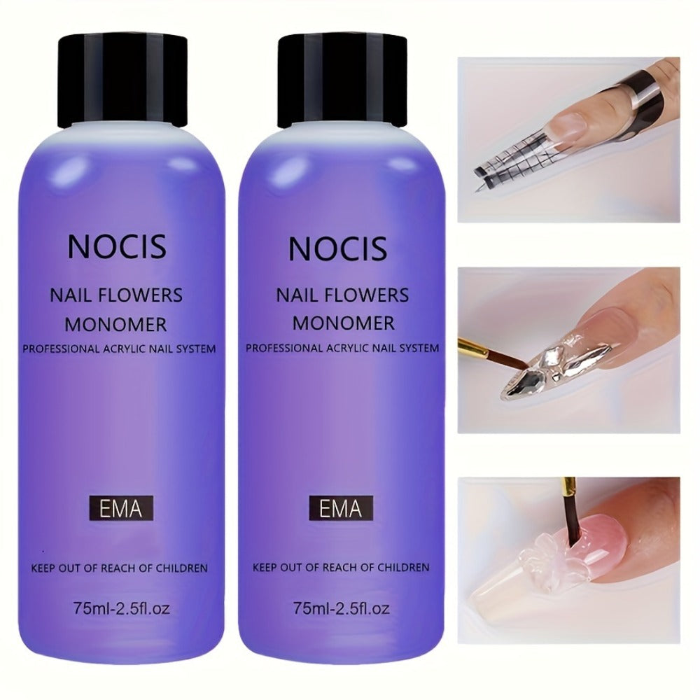 Odorless Acrylic Liquid Monomer Bulk Pack for Home and Salon Manicures, with the Listed Configuration — image 2
