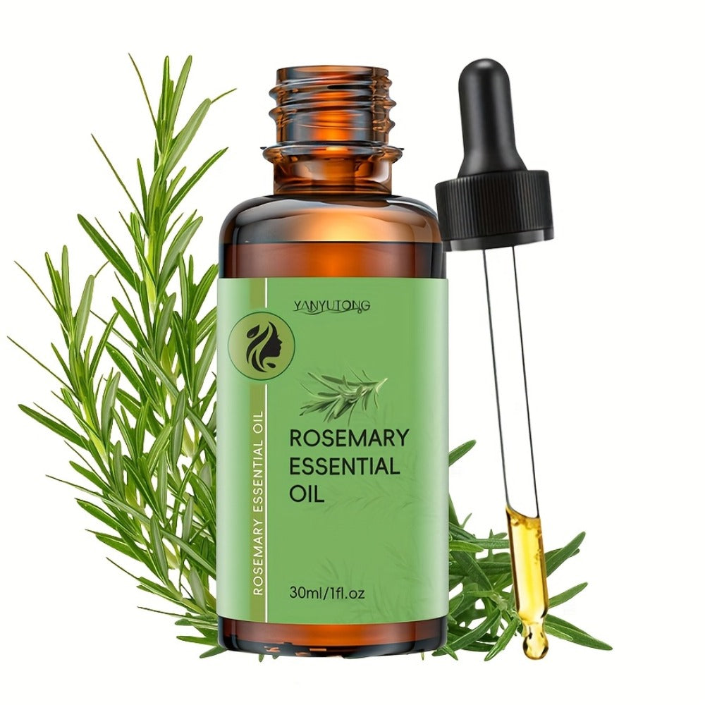 Essential Oil Rosemary External-Use Dropper Bottle with 1-Piece, 2-Piece or 1.01oz Available Options — image 6