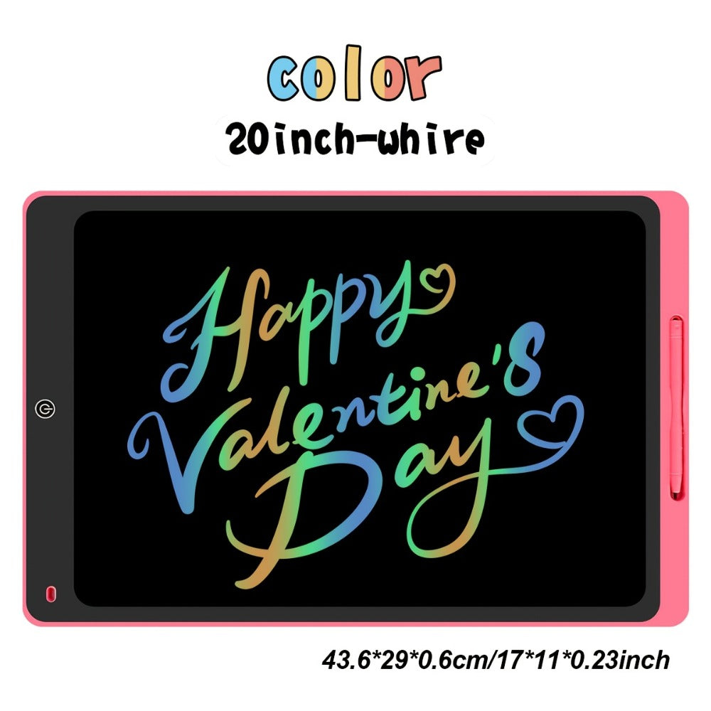 Large LCD Drawing Tablet for Kids 16 & 20 Inch, Colorful Erasable Electronic Doodle Board Reusable Writing Pad — image 5