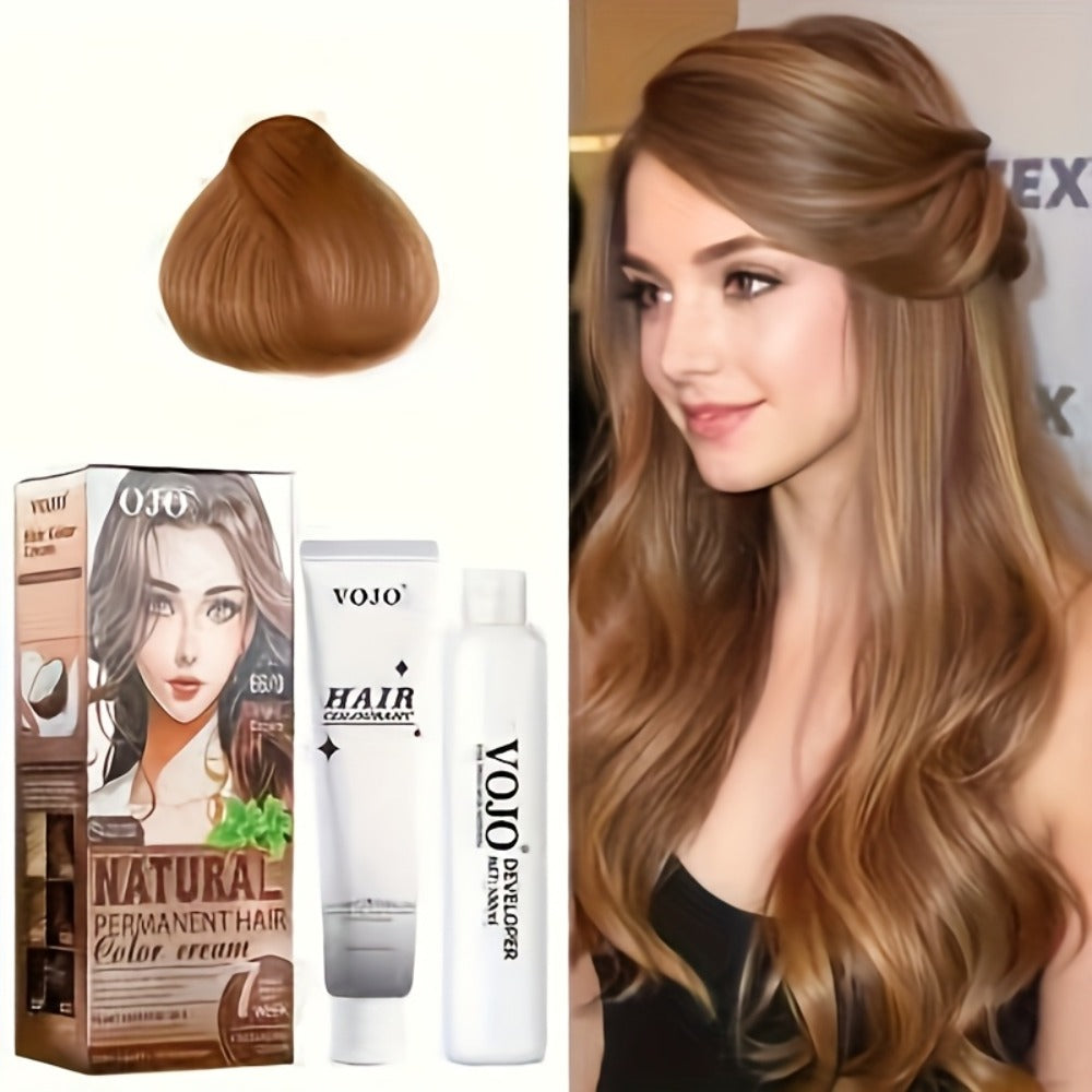 Permanent Hair Dye Kit 12 Vibrant Colors with Developer & Applicator Tools Bleach Blonde Ash for Bath Time, Home Spa and Pers