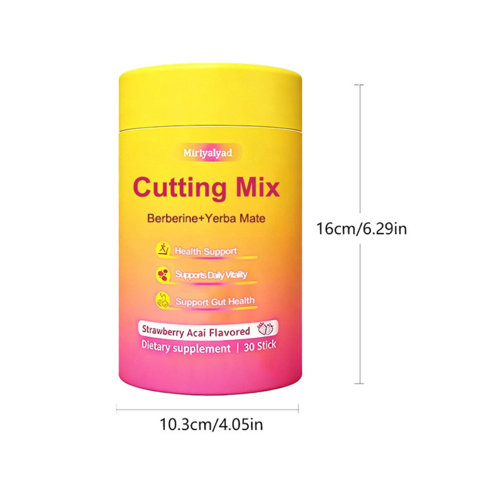 Dietary Supplement Stick Packs with Mirtyalyad Label, Berberine, Yerba Mate, 30 Sticks and 180g Net Weight — image 7