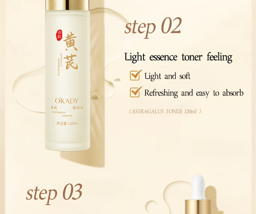 Astragalus Skincare Set 6pcs Antioxidant, Face Cream Essence Cleanser Toner Eye Cream Sleep Mask — image 15