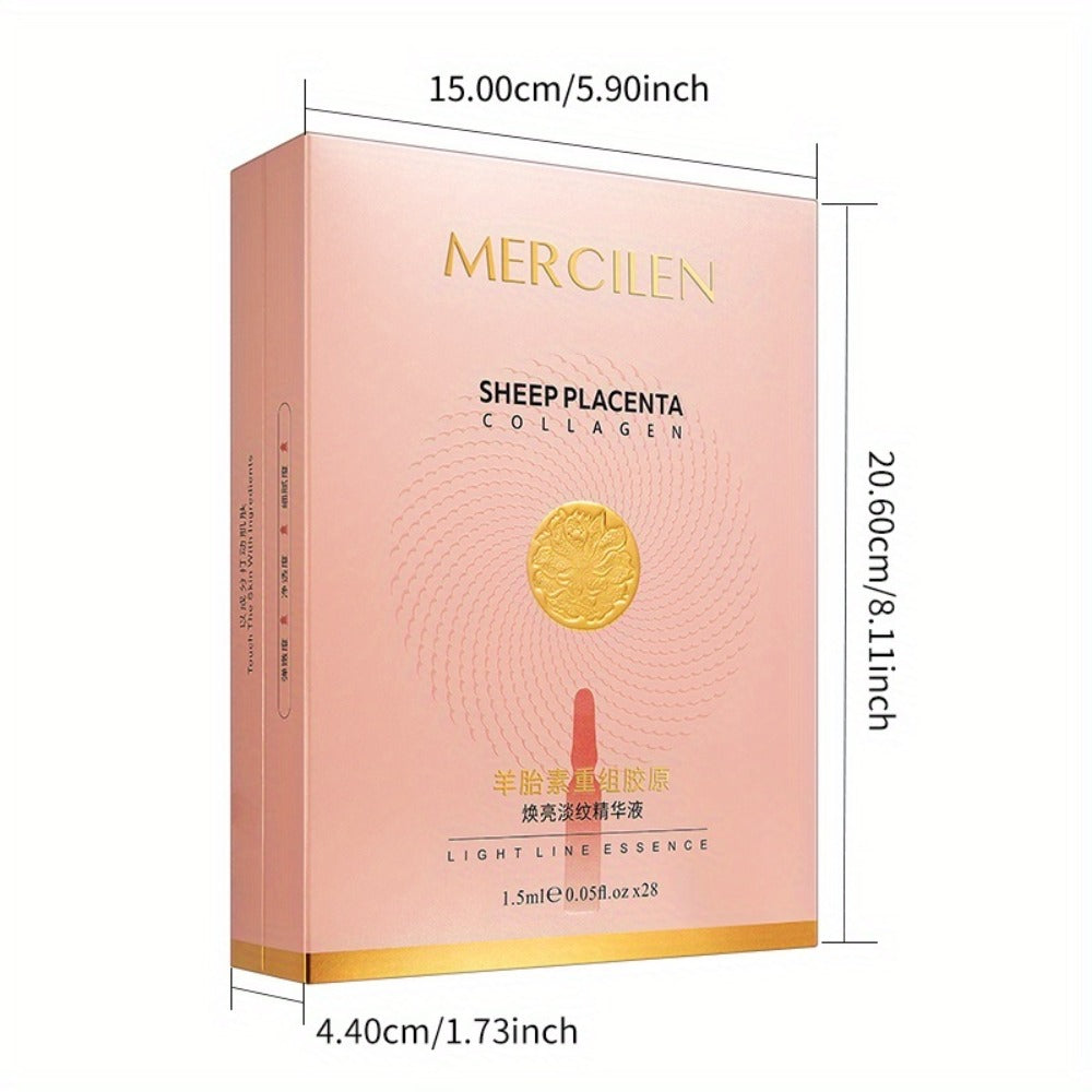 Collagen Glycerin Face Serum 1.42oz Alcohol Free Fragrance Free Gentle Daily Serum for Normal Sensitive Skin Unisex Skincare 