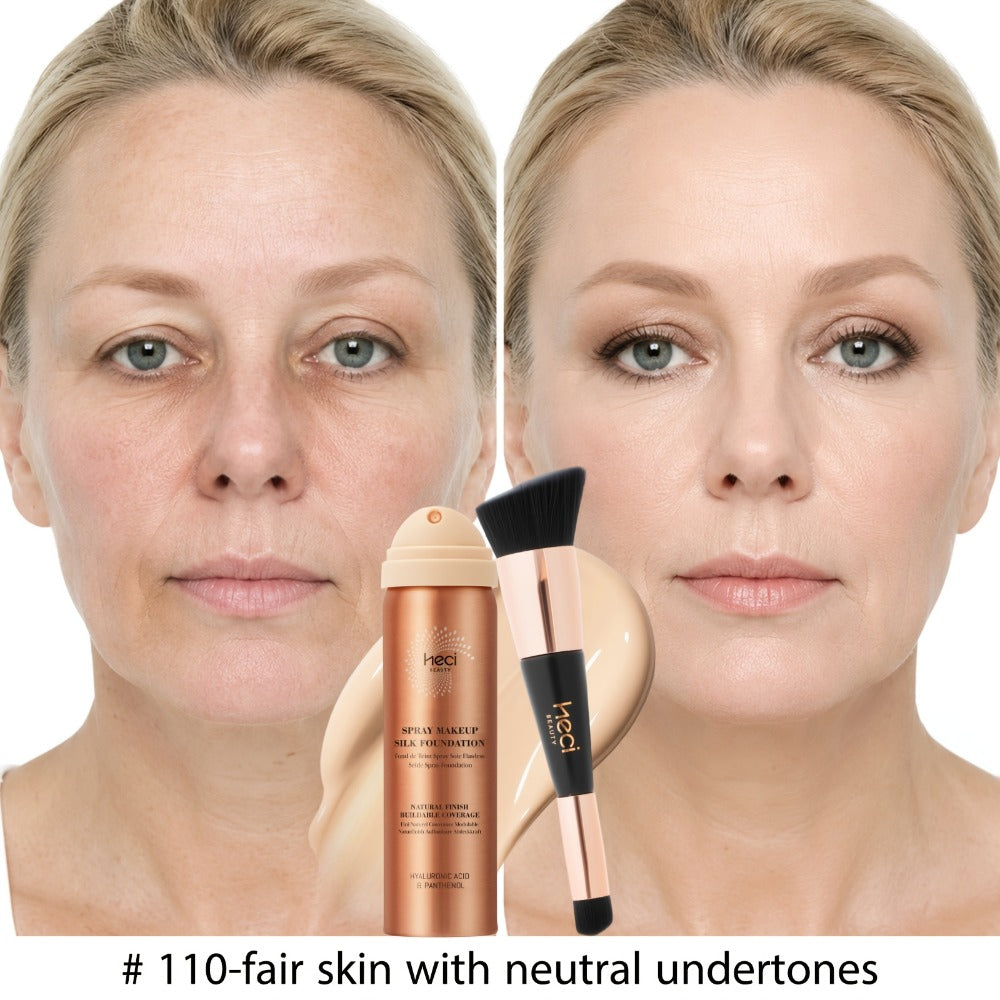 Two-Piece Spray Liquid Foundation and Brush Set with Matte Finish in Shades 110, 120 or 210 — image 10