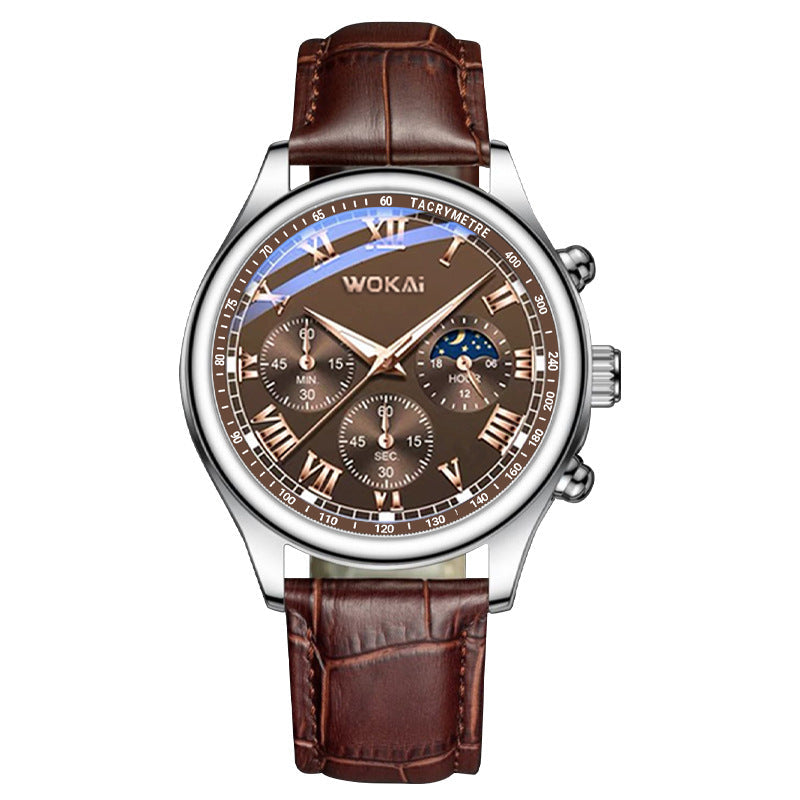 Business Watch Quartz Sports Watch Leisure Belt Men's Watch Men's Watch Men's Watch - V.I.P Digital Presence