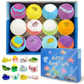 Bath Bombs with Surprise Inside Ocean Bath Ball Set, Rich Foam Lavender Essential Oil Fizzy Bath Bombs Gift — image 11