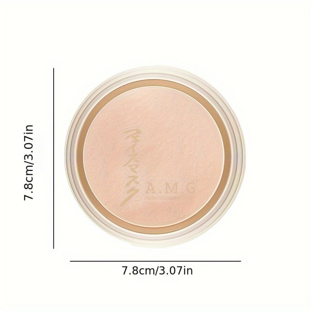 Oil Control Setting Powder Kit with Concealer Puff & Brush – Wet & Dry Dual Formula, Water-Resistant Long-Lasting Matte Finis