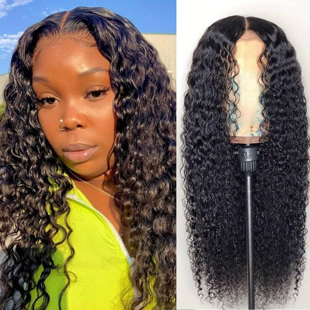 Body Wave Human-Hair 4x4 Lace Closure Wig in Black with Listed 180% Density and Five Length Options — image 5