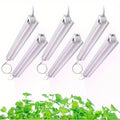 T8 Grow Light Strips 4ft 6-Pack Full Spectrum 270W, Pink White Spectrum LED 1620W Equivalent — image 1