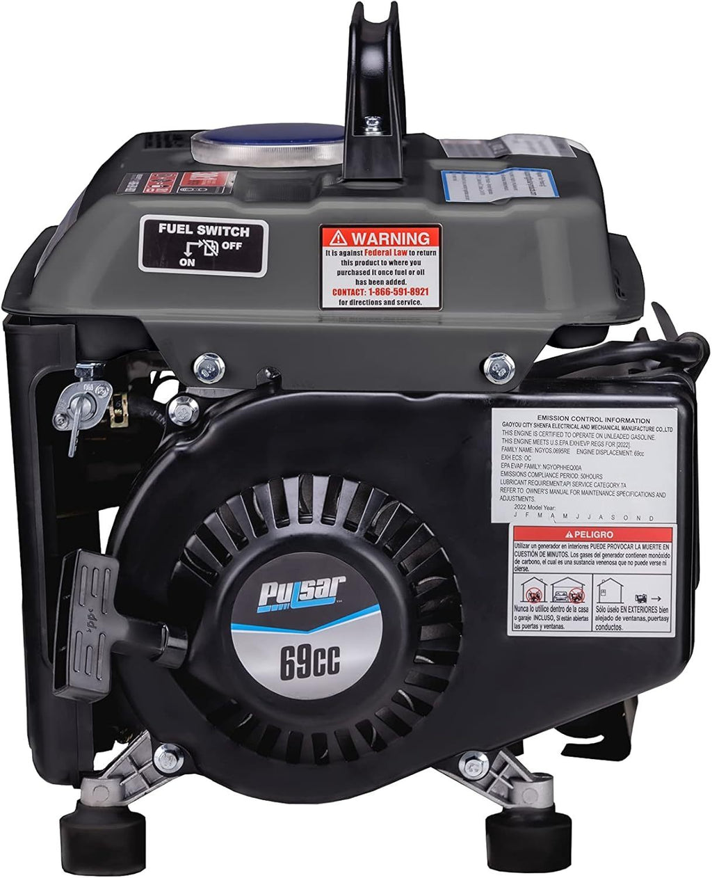 Portable Generator Gas Powered, Camping Emergency Tailgating Outdoor for Garden, Patio and Yard Use — image 19
